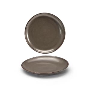 872-DAP076ESP23 6" Round Kiln® Plate - Porcelain, Mocha
