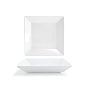 872-DBO009WHP23 24 oz Square Kyoto™ - 9" x 9", Porcelain, White
