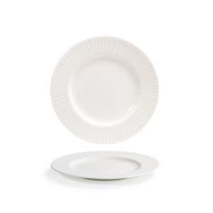 872-DAP088BEP22 6 1/4" Round Catalyst® Focus Plate - Porcelain, White