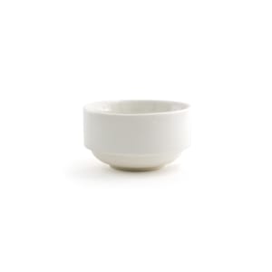 872-DBO054BEP23 9 oz Round Catalyst® Bouillon Bowl - Porcelain, White