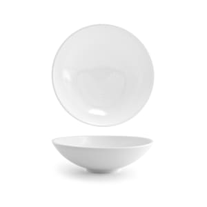872-DBO007WHP22 40 oz Round Spiral® Bowl - Porcelain, White