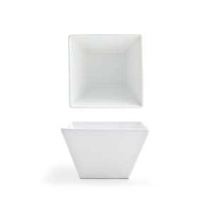 872-DBO085WHP22 16 oz Square Kyoto™ Bowl - Porcelain, White