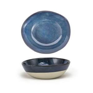 872-DBO163BLP22 24 oz Round Artefact™ Bowl - Porcelain, Indigo