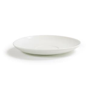 872-DCS061BEP23 6 1/4" Round Catalyst® Saucer - Porcelain, White