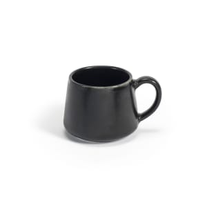 872-DCS058BKP23 3 oz Kiln® Cup - Porcelain, Pepper