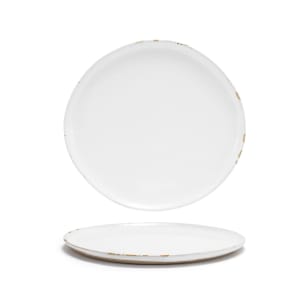 872-DDP068WHP21 11" Round Artefact™ Plate - Porcelain, White