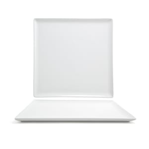 872-DOS005WHP21 12" Square Mod® Plate - Porcelain, White