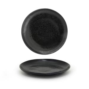 872-DOS029BKP22 11" Round Kiln® Plate - Porcelain, Pepper