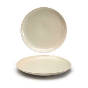872-DOS029MUP22 11" Round Kiln® Plate - Porcelain, Mushroom