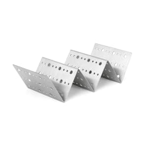 872-DHO001BSS23 Taco Holder - Holds 2 to 3 Tacos, Stainless Steel