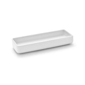 872-DSD047WHP23 Rectangular Spiral® Ramekin Holder - Porcelain, White