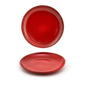 872-DOS029RDP22 11" Round Kiln® Plate - Porcelain, Chili
