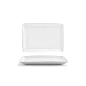 872-DSP001WHP23 Rectangular Spiral® Plate - 7" x 5", Porcelain, White