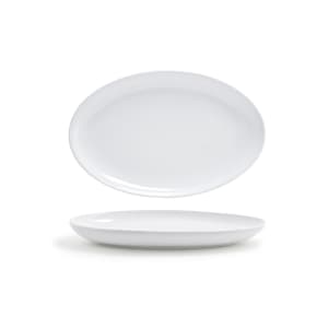 872-DSP024WHP22 Oval Harmony™ Plate - 9 1/4" x 6 1/4", Porcelain, White