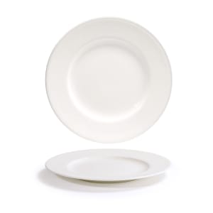 872-DSP041BEP22 8" Round Catalyst® Plate - Porcelain, White