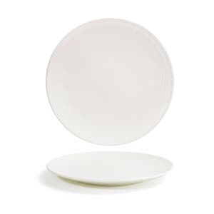 872-DSP045BEP22 8" Round Catalyst® Pearl Plate - Porcelain, White