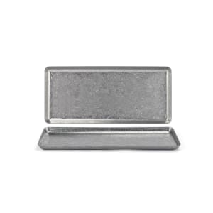 872-RTR037ANS22 Rectangular Mod® Tray - 10" x 4 1/2", Stainless Steel, Antique