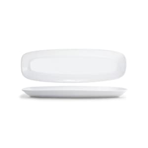 872-SPT005WHP21 20" x 6 1/2" Rectangular Mod® Platter - Porcelain, White