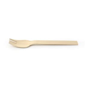 872-FDF014NAW28 6 1/4" Servewise™ Disposable Fork, Pinewood