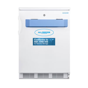 162-VT65MLVAC456 23 5/8" Undercounter Vaccine Freezer - Probe Hole, White, 115v