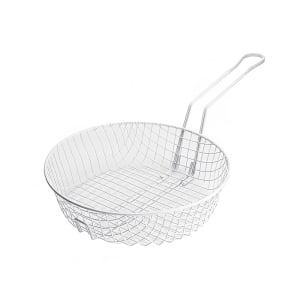 080-MSBW12 Breading Basket w/ Uncoated Handle - 12"D x 3"H, Round