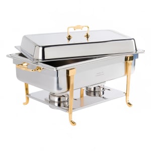 175-46040 Full Size Chafer w/ Lift-off Lid & Dual Source Heat