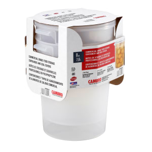 Cambro Clear Plastic Container 17 gallon with Lid - Julabo - Fusionchef