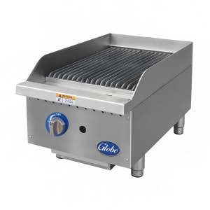605-GCB15GSR 15" Countertop Gas Charbroiler w/ Cast-Iron Grates, Radiant
