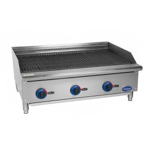605-C36CBSR 36" Countertop  Gas Charbroiler w/ Heavy Duty Grates, Radiant, Stainless