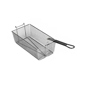 605-GFFBASKET80 Fryer Basket w/ Coated Handle & Front Hook, 17 5/8" x 9 1/4" x 5 3/4"