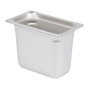 175-90482 Super Pan 3® Quarter Size Steam Pan - Stainless Steel