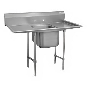 009-93812036RL 94" 1 Compartment Sink w/ 20"L x 28"W Bowl, 12" Deep