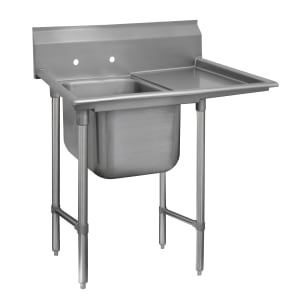 009-93412436R 66" 1 Compartment Sink w/ 24"L x 24"W Bowl, 12" Deep