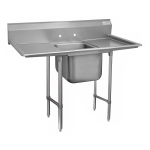 009-93812024RL 70" 1 Compartment Sink w/ 20"L x 28"W Bowl, 12" Deep