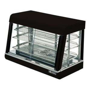 122-HD36 35 1/2" Self Service Countertop Heated Display Case w/ Straight Glass - (3) Shelves, 120v