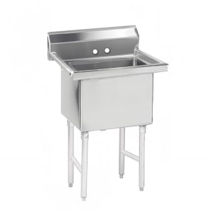 009-FS13024 35" 1 Compartment Sink w/ 30"L x 24"W Bowl, 14" Deep
