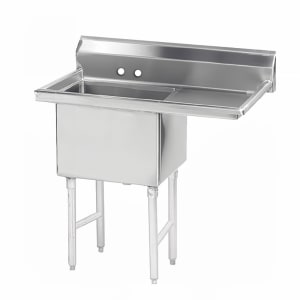 009-FS1242424R 50 1/2" 1 Compartment Sink w/ 24"L x 24"W Bowl, 14" Deep