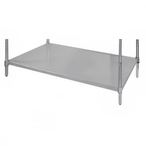 009-SH1848 Stainless Steel Solid Shelf - 48"W x 18"D
