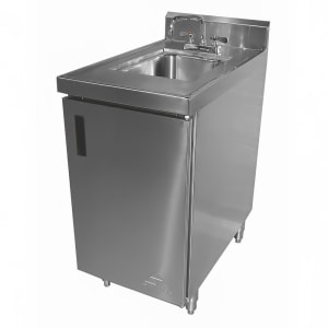 009-SHK180 Cabinet Base Commercial Hand Sink w/ 14"L x 10"W x 10"D Bowl