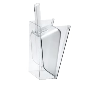 151-103164 Wall-Mount Scoop Guard w/ 64 oz Scoop - Polycarbonate, Clear