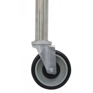 009-TA25G6X 5" Casters w/ Galvanized Legs for Work Tables