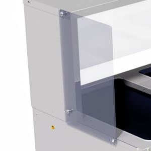 009-TSP2X End Panels for TSS Series Buffet Shelf, Acrylic