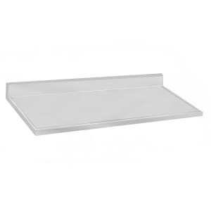 009-VCTF240 Countertop - 5" Backsplash, 25" x 30", 16 ga 304 Stainless, Satin Finish