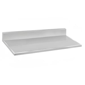 009-VKCT3010 Countertop - 10" Backsplash, 30" x 120", 16 ga 304 Stainless, Satin Finish