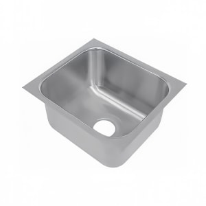 009-CO1014A10RE Weld" Sink Bowl for Under Mount, 10x14x10", 18-ga 304-Stainless
