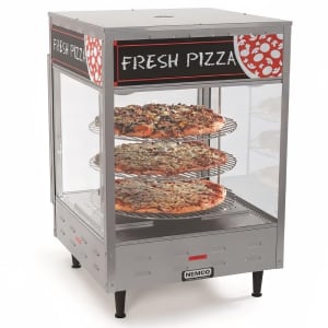 128-6452 22 1/4" Rotating Heated Pizza Merchandiser w/ 4 Levels, 120v