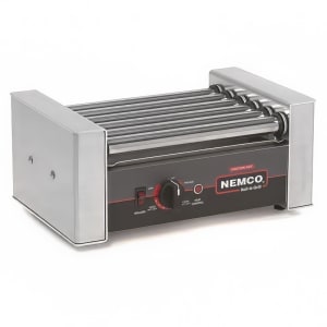 128-8010 10 Hot Dog Roller Grill w/ Manual Controls - Flat Top, 120v