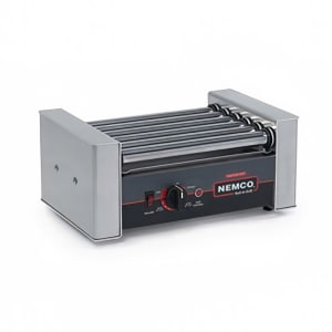 128-8010SX220 10 Hot Dog Roller Grill w/ Manual Controls - Flat Top, 220v