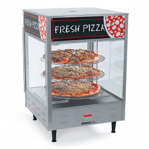 128-6451 22 1/4" Rotating Heated Pizza Merchandiser w/ 3 Levels, 120v