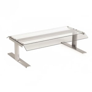 128-8027CGD Pass Thru Canopy Sneeze Guard w/ Flat Top & 22 3/4 x 17 1/2" x 8 3/4", Polycarbonate, Clear